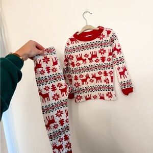 Hanna Andersson Red and White Kids Pajamas